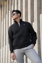WAJKBD111M - ĐEN_3 Ảnh của Áo bomber 2 lớp cổ đứng